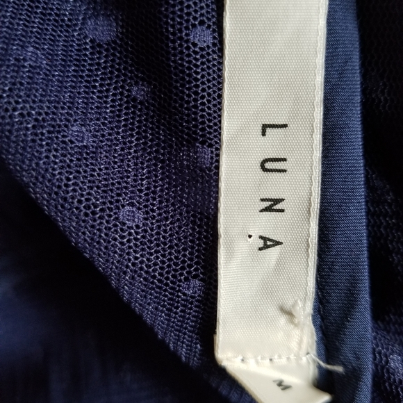 Luna Summer Cropped Top. Size Medium.  New - Picture 11 of 11